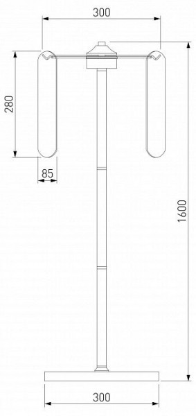Торшер Eurosvet Claire 01171/3 золото в Покачах - pokachi.mebel24.online | фото 3