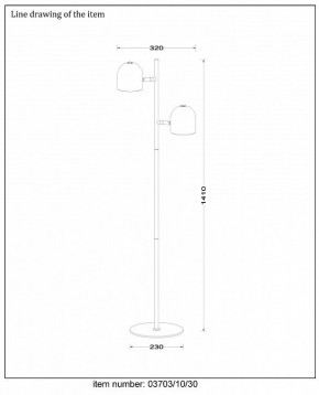 Торшер Lucide Skanska 03703/10/30 в Покачах - pokachi.mebel24.online | фото 4