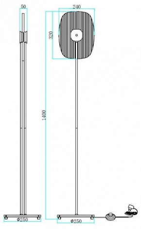 Торшер Maytoni Eclipse MOD152FL-L1BK в Покачах - pokachi.mebel24.online | фото 2