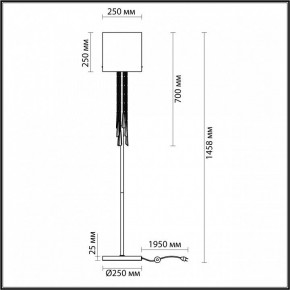 Торшер Odeon Light Nicole 4890/1F в Покачах - pokachi.mebel24.online | фото 4