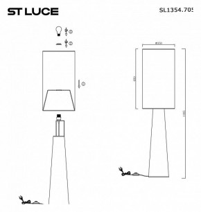 Торшер ST-Luce Jackie SL1354.705.01 в Покачах - pokachi.mebel24.online | фото 5