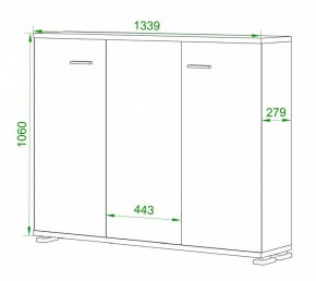 Тумба Домино нельсон ПУ-60-4 в Покачах - pokachi.mebel24.online | фото 2