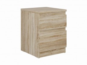Тумба КАСТОР малая с двумя ящиками, цвет Дуб Сонома в Покачах - pokachi.mebel24.online | фото