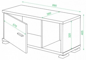 Тумба комбинированная Домино СБ-30/1 в Покачах - pokachi.mebel24.online | фото 3