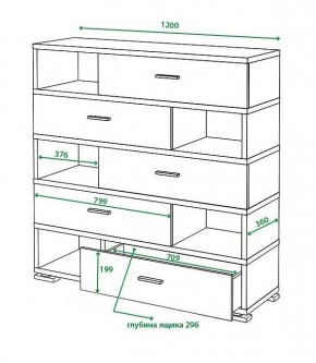 Тумба комбинированная СБ-40/5 в Покачах - pokachi.mebel24.online | фото 2