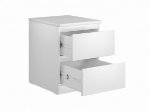 Тумба МАЛЬТА с двумя выдвижными ящиками, цвет белый в Покачах - pokachi.mebel24.online | фото 2