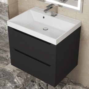 Тумба под раковину Uperwood Tanos 60 см, подвесная, черная матовая в Покачах - pokachi.mebel24.online | фото 10