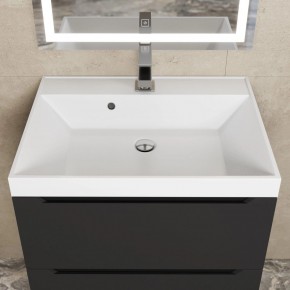 Тумба под раковину Uperwood Tanos 60 см, подвесная, черная матовая в Покачах - pokachi.mebel24.online | фото 11