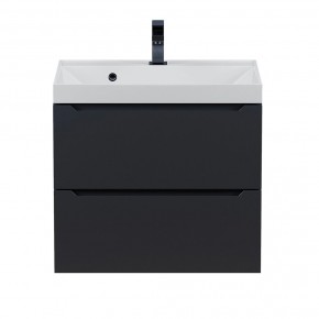 Тумба под раковину Uperwood Tanos 60 см, подвесная, черная матовая в Покачах - pokachi.mebel24.online | фото 9