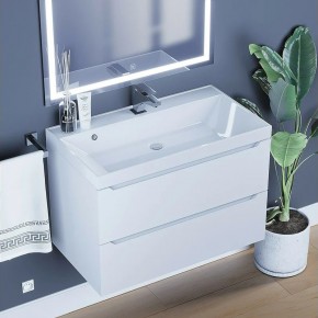 Тумба под раковину Uperwood Tanos 80 см, подвесная, белая матовая в Покачах - pokachi.mebel24.online | фото 10