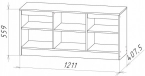 НИЦЦА-9 Тумба под ТВ (НЦ.09) в Покачах - pokachi.mebel24.online | фото 2