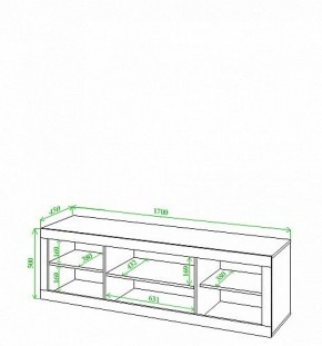 Тумба под ТВ Toivo Кон170 в Покачах - pokachi.mebel24.online | фото 2