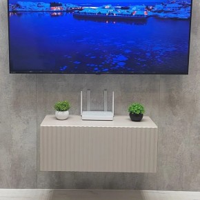 Тумба подвесная под ТВ LINES MTV1-MA 750 Бежевый (Леда-М 10.1.5) в Покачах - pokachi.mebel24.online | фото 5