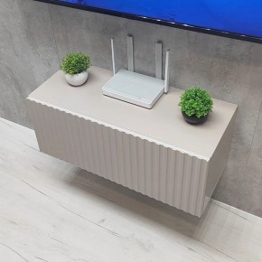 Тумба подвесная под ТВ LINES MTV1-MA 750 Бежевый (Леда-М 10.1.5) в Покачах - pokachi.mebel24.online | фото 6