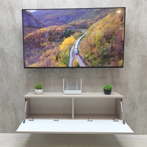 Тумба подвесная под ТВ LINES MTV4-MA 1150 Бежевый (Леда-М 10.1.5) в Покачах - pokachi.mebel24.online | фото 3