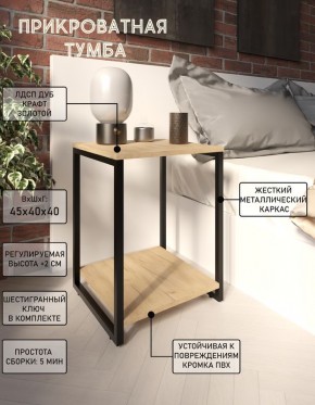 Тумба прикроватная "Лофт" (Лф.Т-2) в Покачах - pokachi.mebel24.online | фото 4