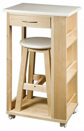 Тумба с табуретом Мебелик в Покачах - pokachi.mebel24.online | фото 8