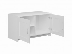 Тумба СИРИУС двухдверная низкая, цвет белый в Покачах - pokachi.mebel24.online | фото 2