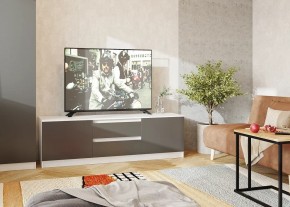 Тумба ТВ большая Парус (Белый/Графит) в Покачах - pokachi.mebel24.online | фото 2