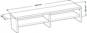 ТВ-тумба Энкель ТВ16, тамбурат, цвет белый в Покачах - pokachi.mebel24.online | фото 3