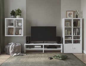 ТВ-тумба Энкель ТВ16, тамбурат, цвет белый в Покачах - pokachi.mebel24.online | фото 4