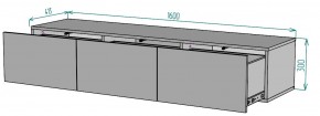 ТВ тумба подвесная TV80 (3 ящика) в Покачах - pokachi.mebel24.online | фото 2