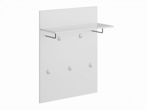 Вешалка СИРИУС настенная с полкой, цвет белый в Покачах - pokachi.mebel24.online | фото 2