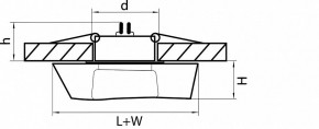 Встраиваемый светильник Lightstar Flutto 006430 в Покачах - pokachi.mebel24.online | фото 3