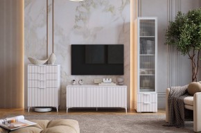 ЗЕФИР Гостиная К1 (белое дерево/белый муар) в Покачах - pokachi.mebel24.online | фото