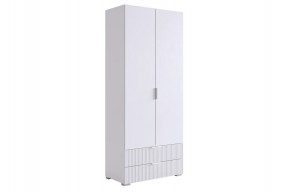 ЗЕФИР Шкаф двухдверный 108.01 (белый муар) в Покачах - pokachi.mebel24.online | фото
